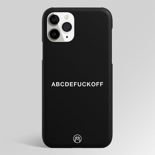 ABCDEFUCKOFF Matte Case Phone Cover
