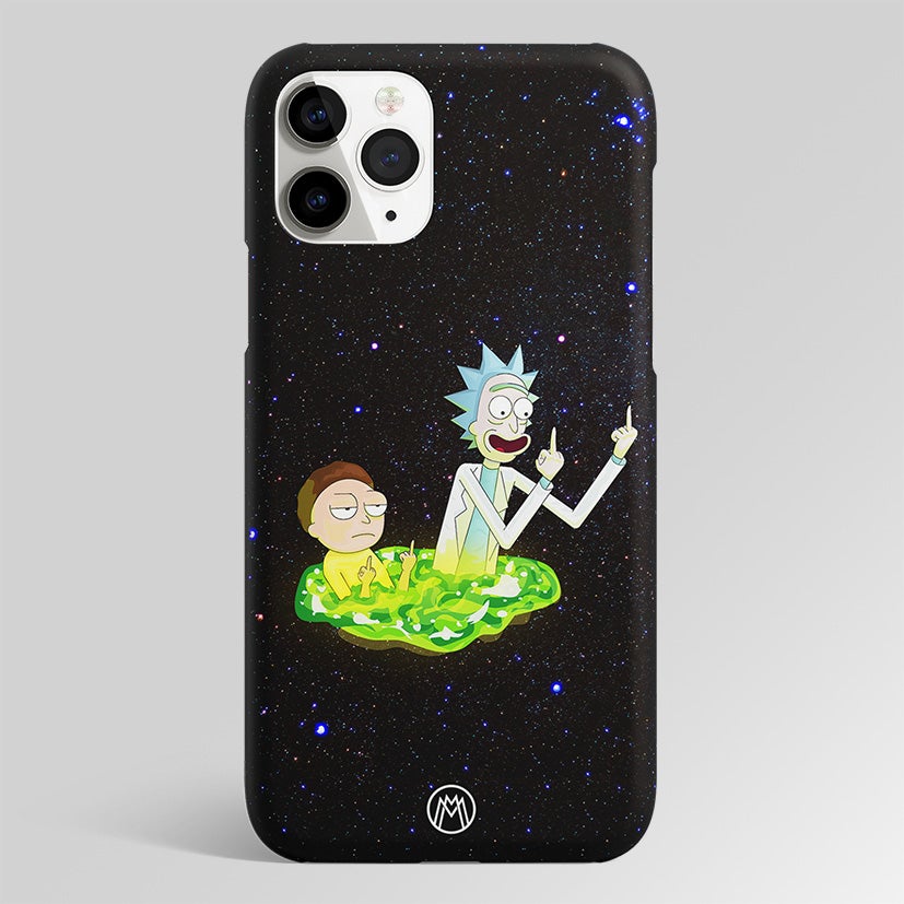 Rick And Morty FO Aesthetic Matte Case Phone Cover