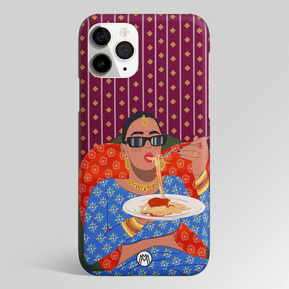 Foodie Queen Matte Case Phone Cover