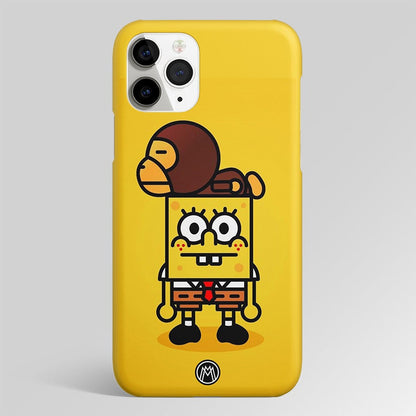 SpongeBob X Bape Matte Case Phone Cover