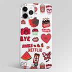 Death Wish White Collage Matte Case Phone Cover