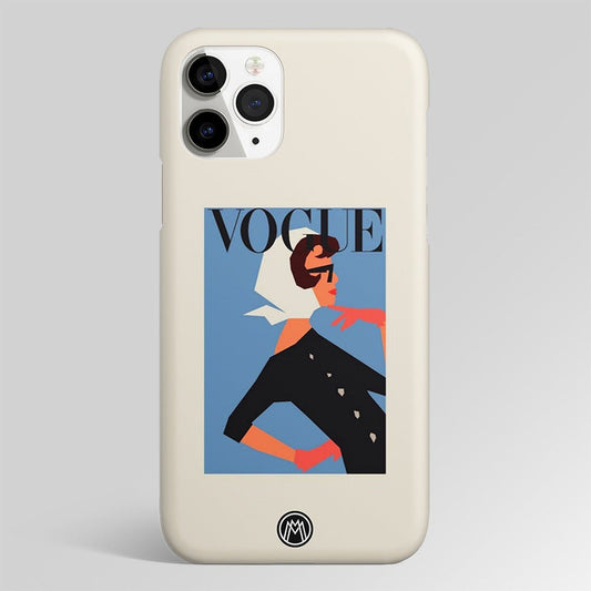Vogue Lady Matte Case Phone Cover