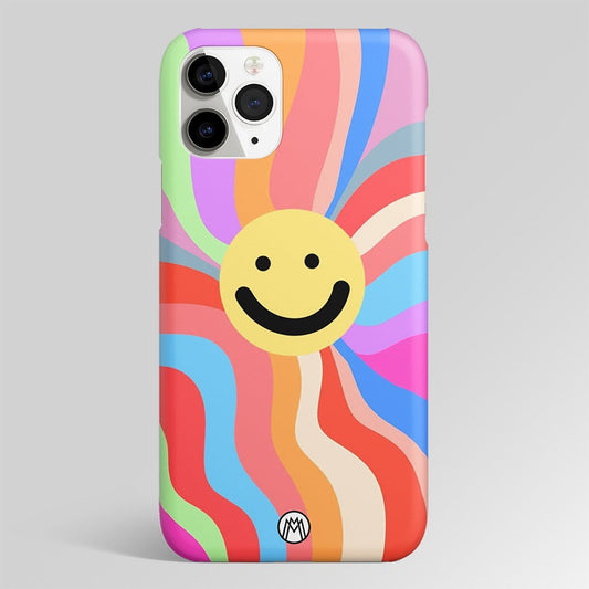 Cheerful Smiley Matte Case Phone Cover