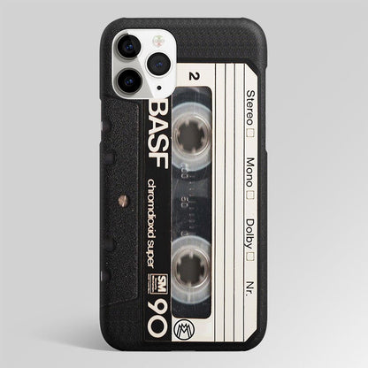 Vintage Cassette White Matte Case Phone Cover
