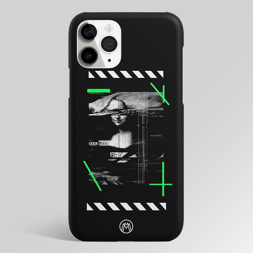 Designer Mona Lisa Black Matte Case Phone Cover