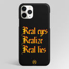 Real Eyes Realize Real Lies Quote Matte Case Phone Cover
