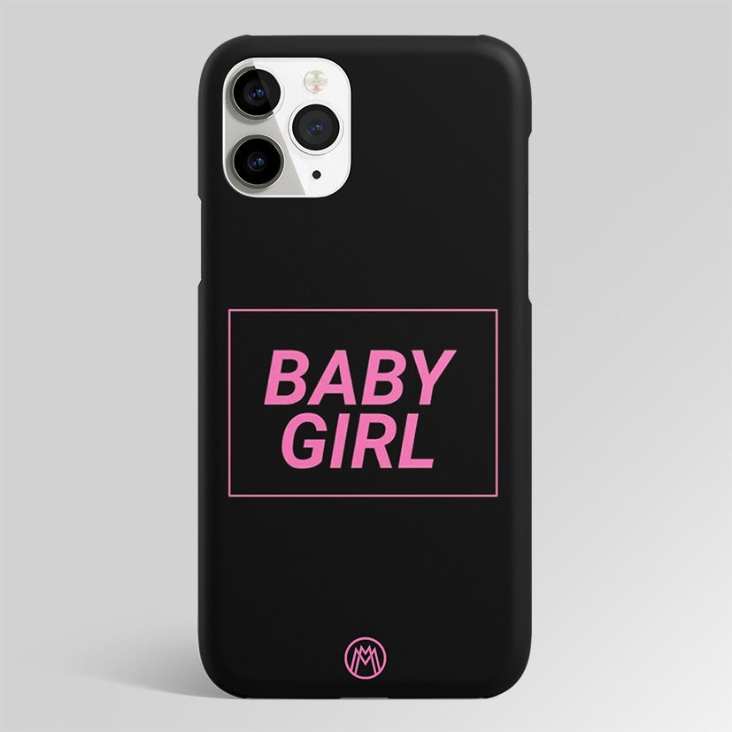 Baby Girl Quote Pink Matte Case Phone Cover