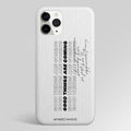 Good Things Are Here Quote Matte Case Phone Cover