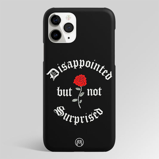 Disappointed But Not Surprised Quote Aesthetic Matte Case Phone Cover
