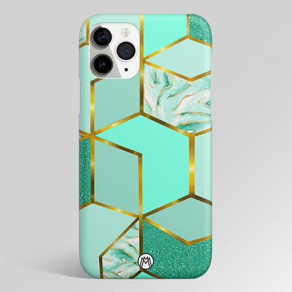 Magical Mint Green Marble Matte Case Phone Cover