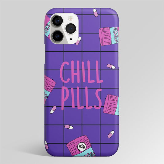 Chill Pills Quote Matte Case Phone Cover