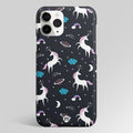 Spatial Unicorn Galaxy Matte Case Phone Cover