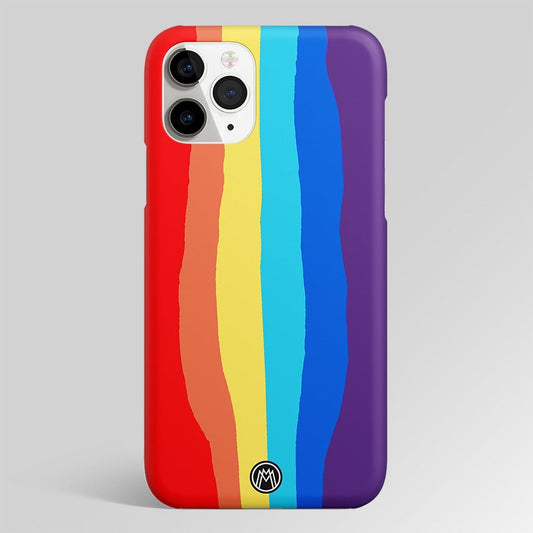 Colorful Rainbow Matte Case Phone Cover