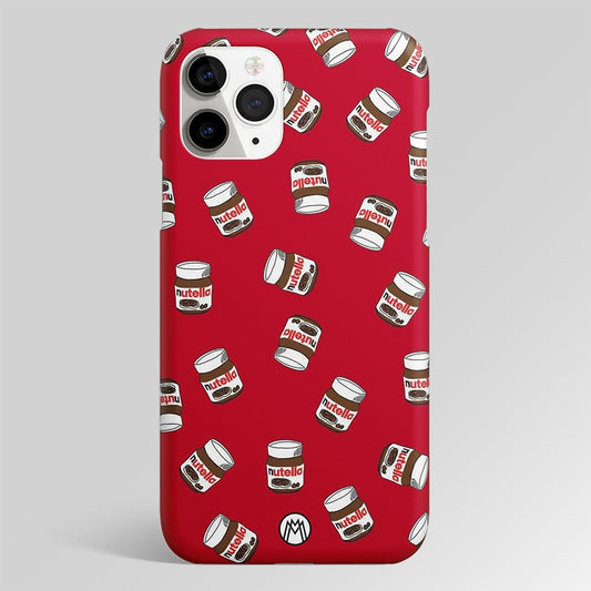 Red Nutella Matte Case Phone Cover