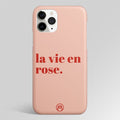 La Vie En Rose Quote Matte Case Phone Cover