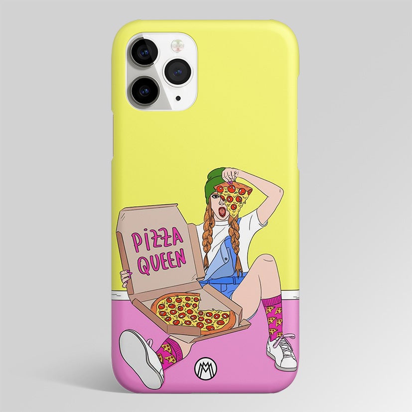 Sassy Pizza Queen Matte Case Phone Cover