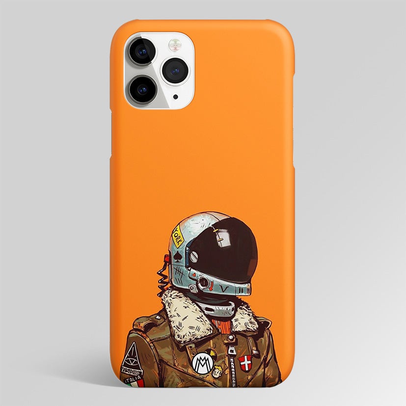 Helmet Man Matte Case Phone Cover