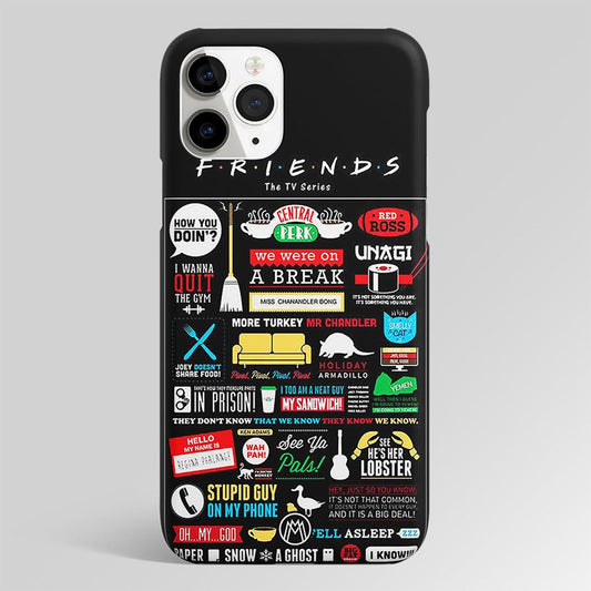 Friends Collage Matte Case Phone Cover