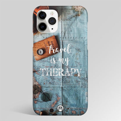 Travel Is My Therapy Matte Case Phone Cover