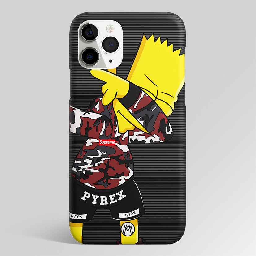 Dabbing Bart Simpson Matte Case Phone Cover