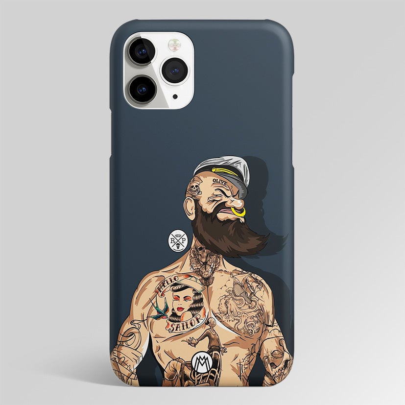 Pugnacious Popoye Matte Case Phone Cover
