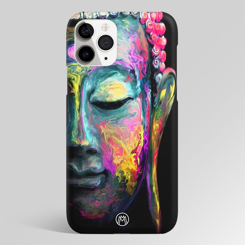 Colourful Peace Budhha Matte Case Phone Cover