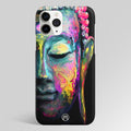 Colourful Peace Budhha Matte Case Phone Cover