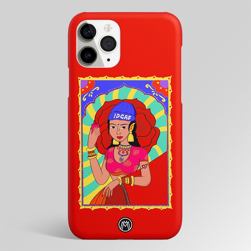 IDGAF Queen Matte Case Phone Cover