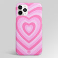Y2K Pink Heart Aesthetic Matte Case Phone Cover