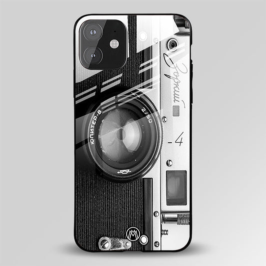 Vintage Camera Glass Case Phone Cover