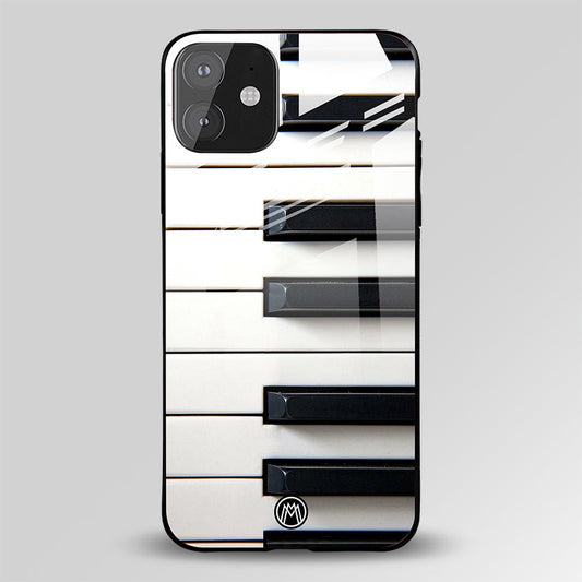 Music Piano Glass Case Phone Cover