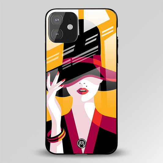 Hat Queen Glass Case Phone Cover