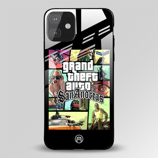 GTA San Andreas Glass Case Phone Cover