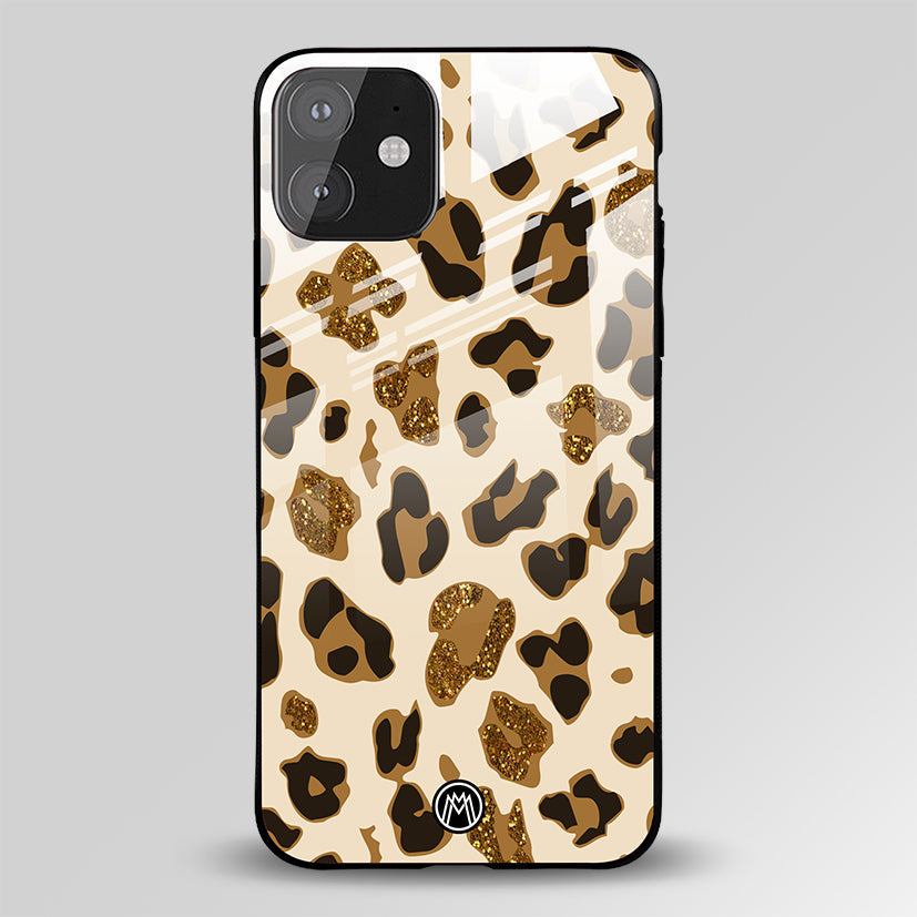 Cheetah Fur Aesthetic Glass Case Phone Cover