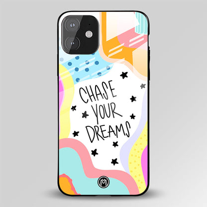 Chase Your Dreams Glass Case Phone Cover