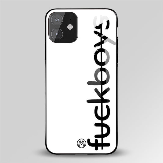 F*ckboys Stay Away Glass Case Phone Cover
