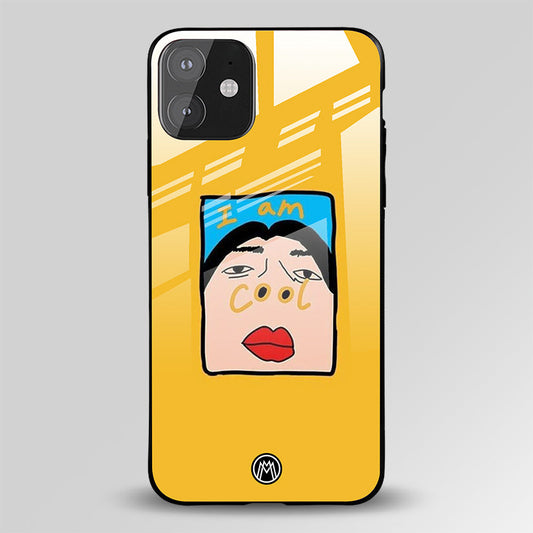 Cool Girl Glass Case Phone Cover