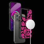 Acid Smiles Black Pink Phone Cover | MagSafe Case