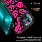 Acid Smiles Black Pink Phone Cover | MagSafe Case