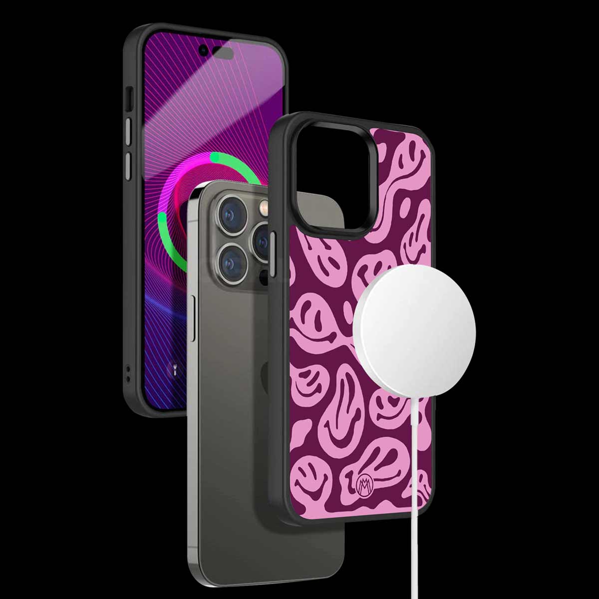 Acid Smiles Grape Edition Phone Cover | MagSafe Case