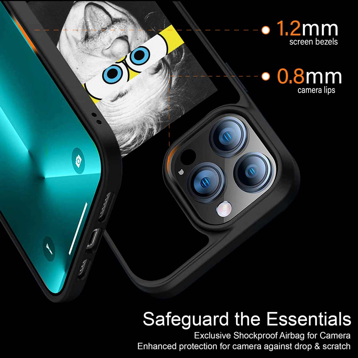 Albert Einstein Spongebob Squarepants Phone Cover | MagSafe Case