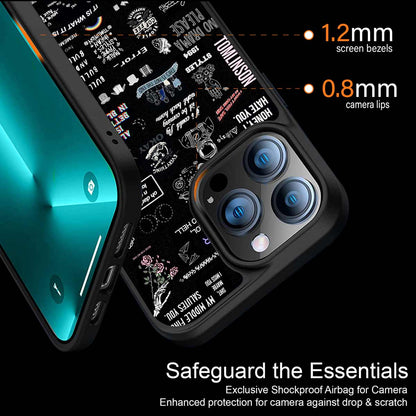 All Is Better In Black Phone Cover | MagSafe Case
