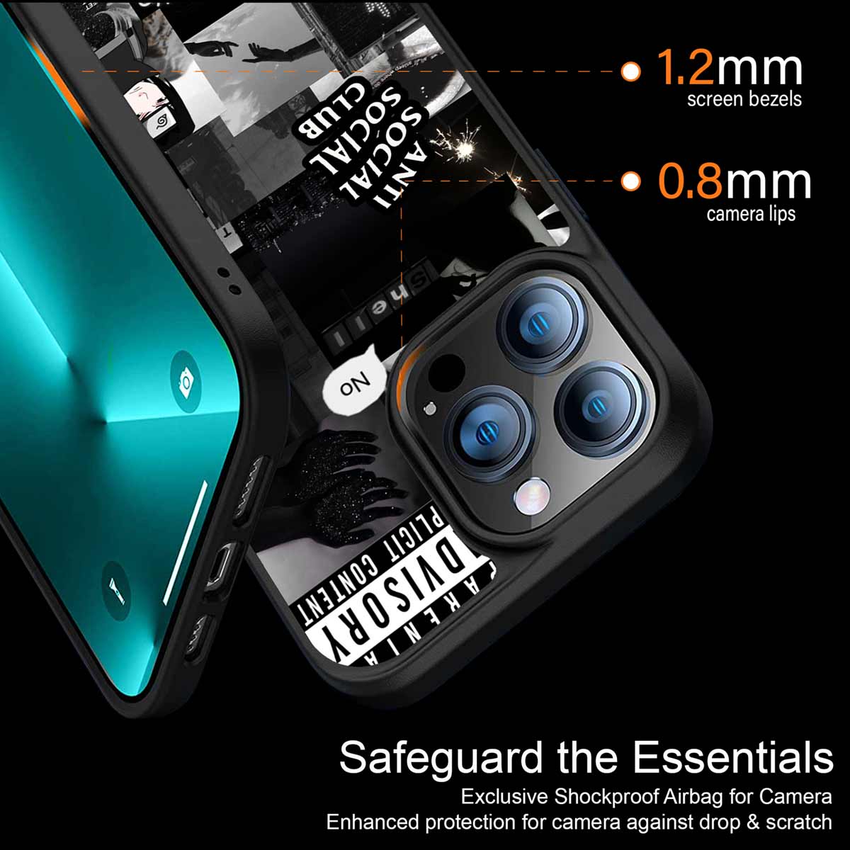 Anti Social Social Club Dark Edition Phone Cover | MagSafe Case