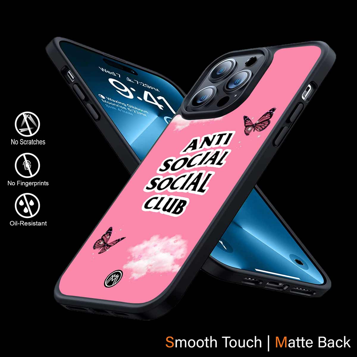 Anti Social Social Club Pink Edition Phone Cover | MagSafe Case