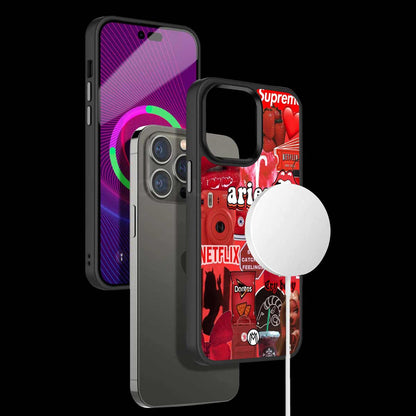 Aries Aesthetic Collage Phone Cover | MagSafe Case