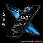 Artist Nutrition Facts Phone Cover | MagSafe Case