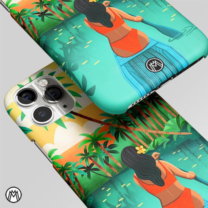 Tropical Girl Matte Case Phone Cover