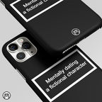 Dating A Fictional Character Black Matte Case Phone Cover