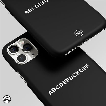 ABCDEFUCKOFF Matte Case Phone Cover