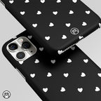 Hearty Hearts Black Edition Matte Case Phone Cover